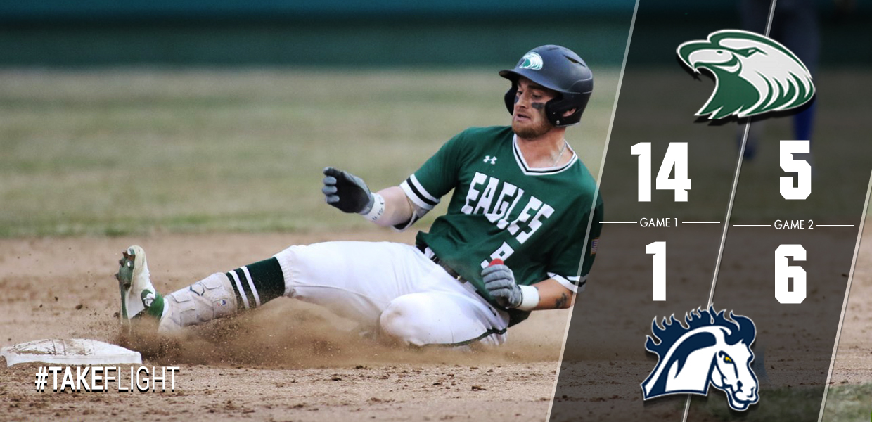 No. 20 Eagles Split at Mount Mercy