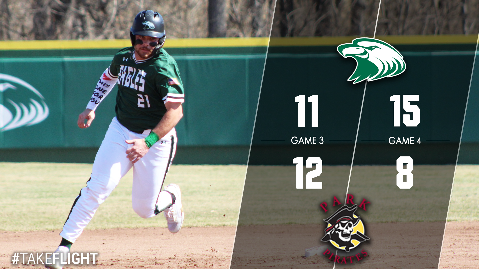 Eagles cap weekend with Saturday split against Park