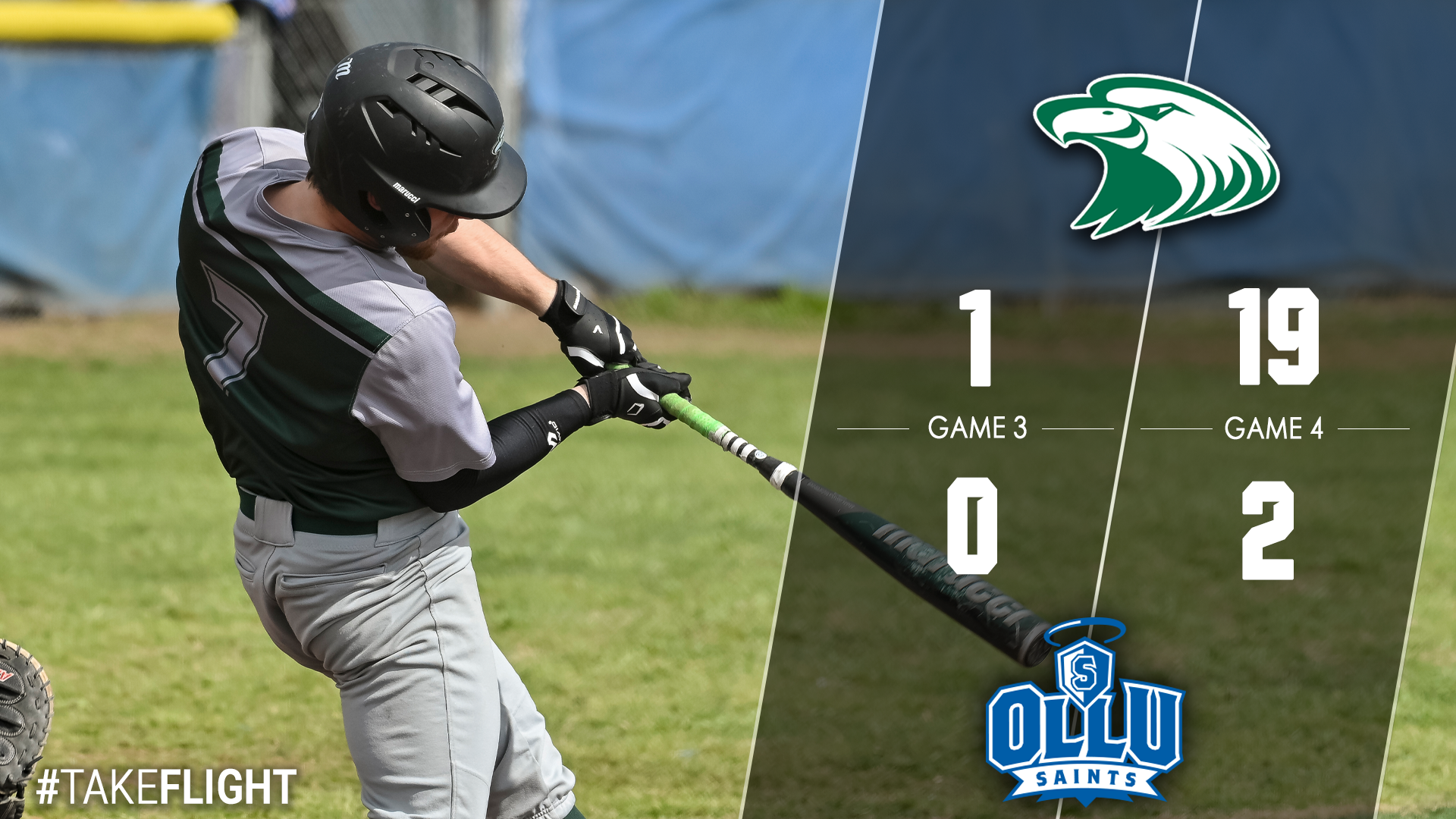No. 14 Eagles Complete Sweep of Saints Saturday Afternoon