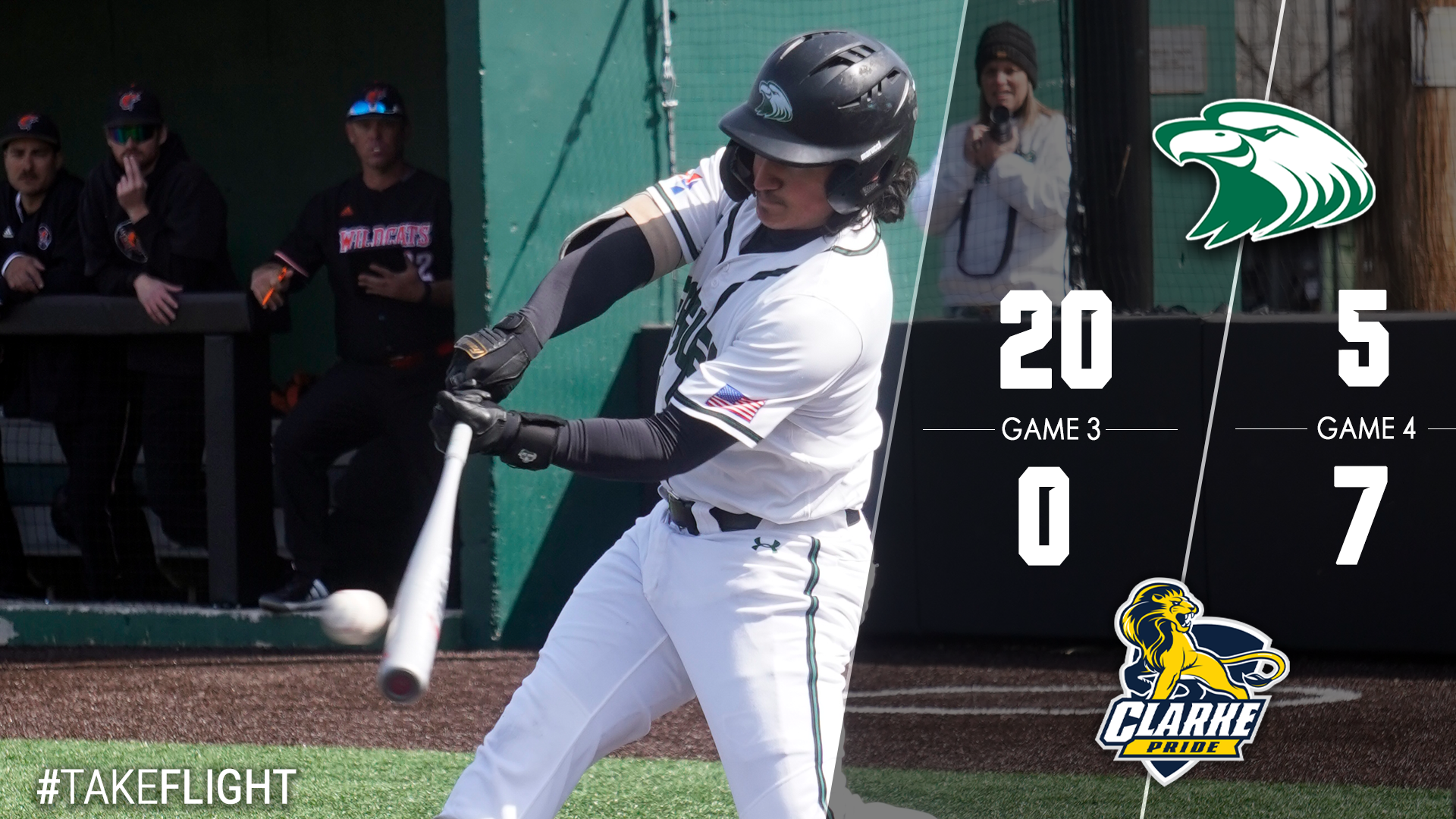 No. 24 Central Splits Saturday Doubleheader against Pride