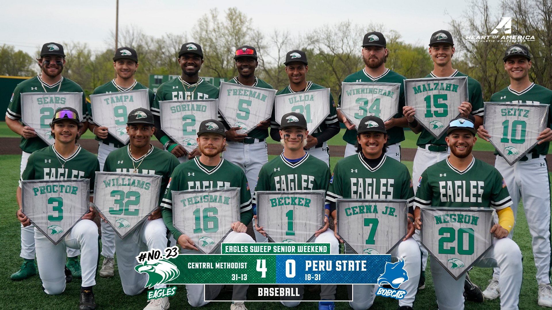 Eagles Close Out Conference Play with Senior Day Weekend Sweep Over Bobcats