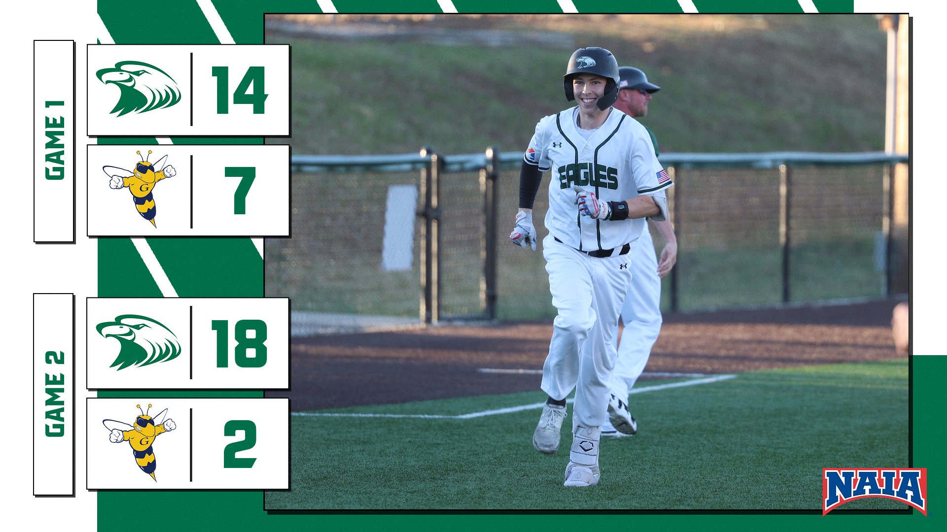 Eagle Bats Power Central Past Graceland Sunday