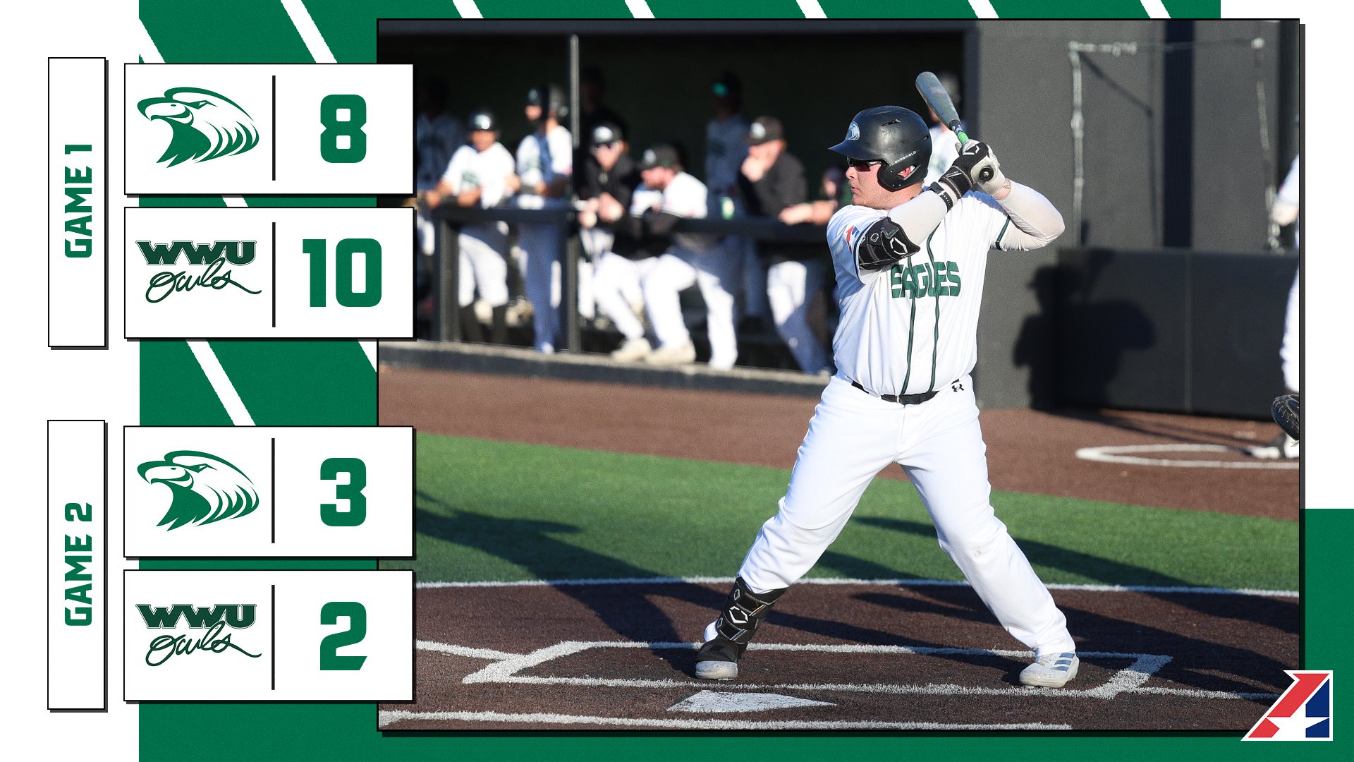 Eagles Split First Two Against Owls