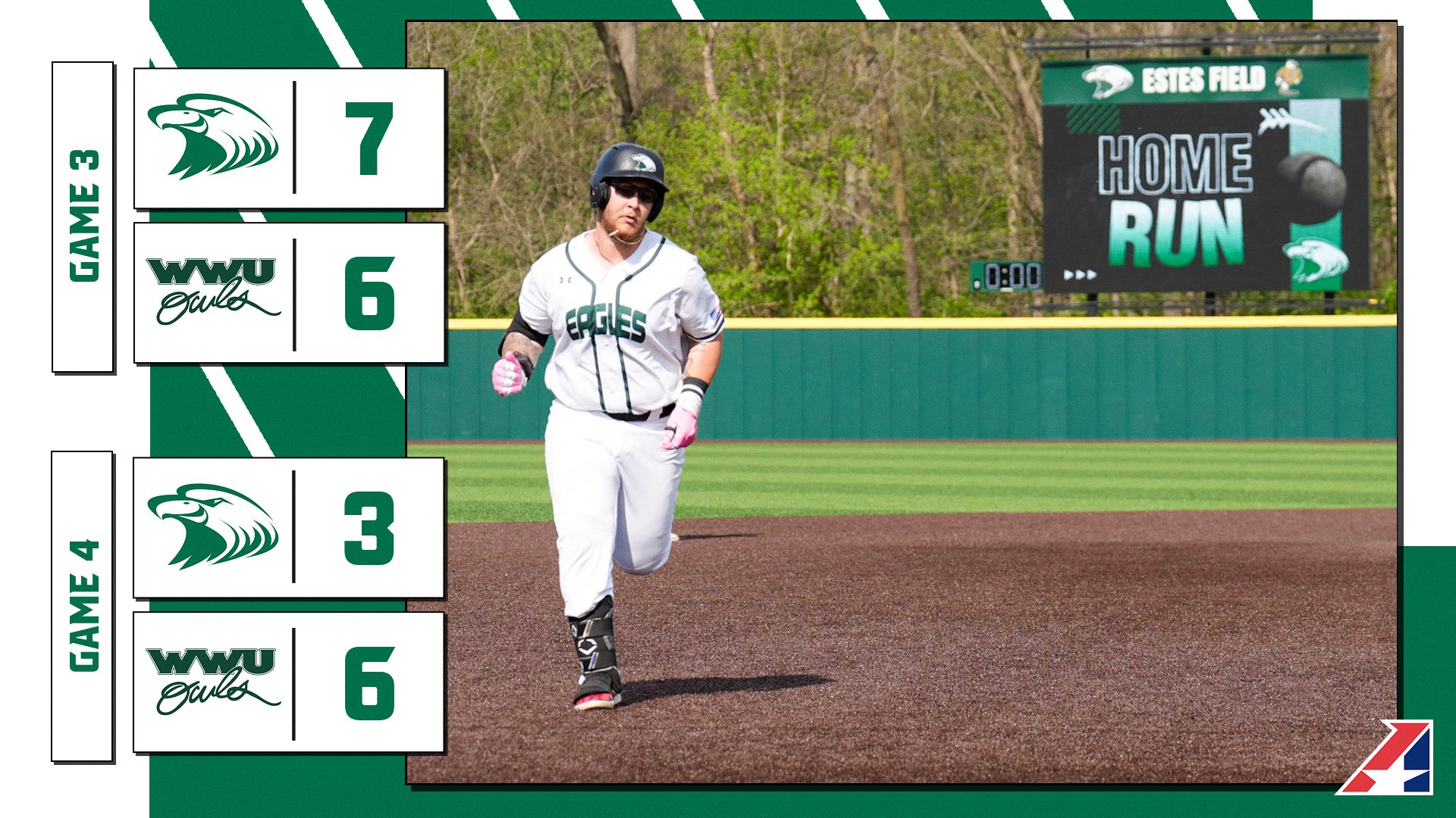 Eagles Split Final Two Games Against William Woods Monday