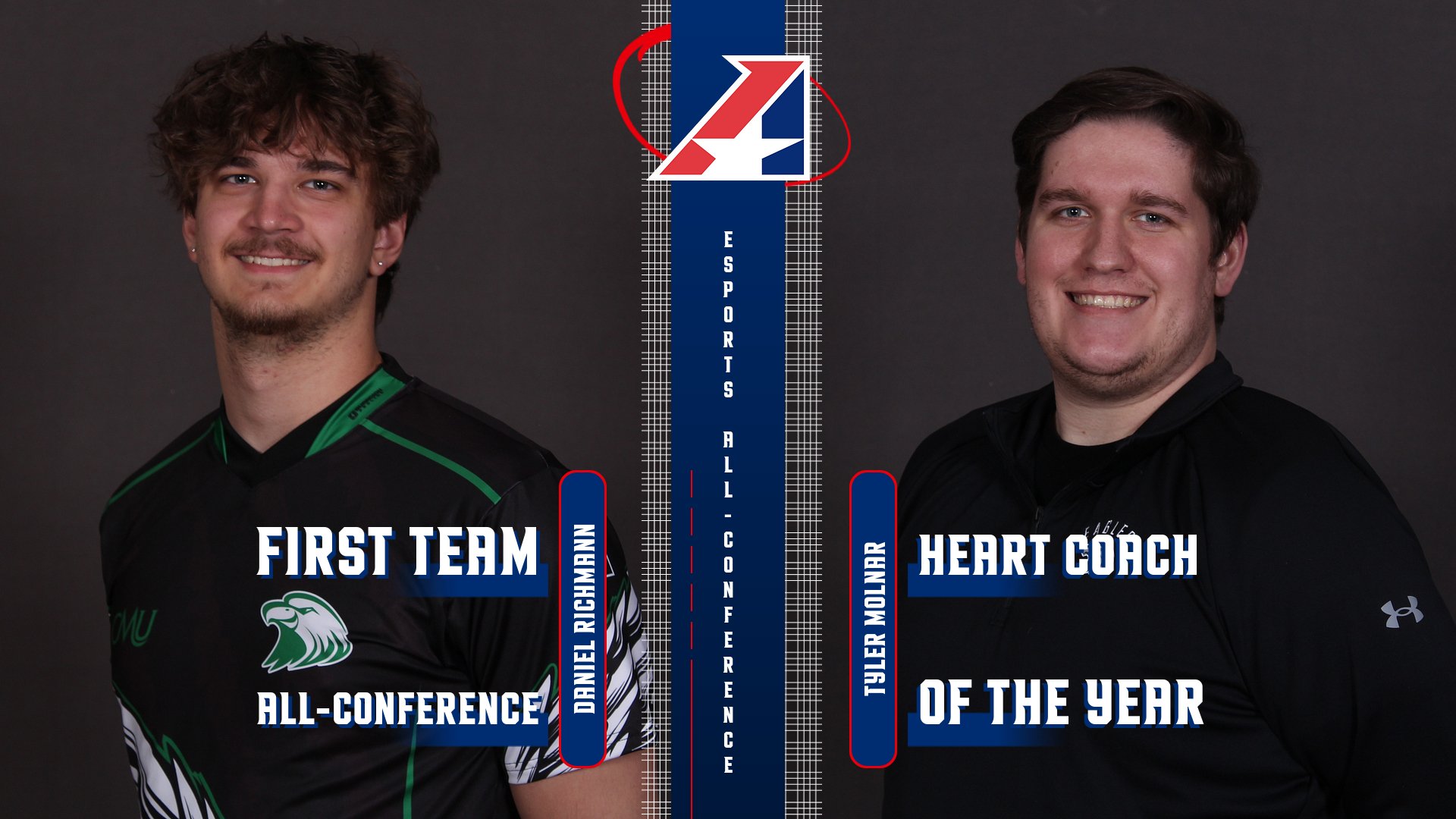 Eagles Compete in Heart Rocket League Tournament; Molnar Named Heart Coach of the Year, Richmann First Team All-Conference