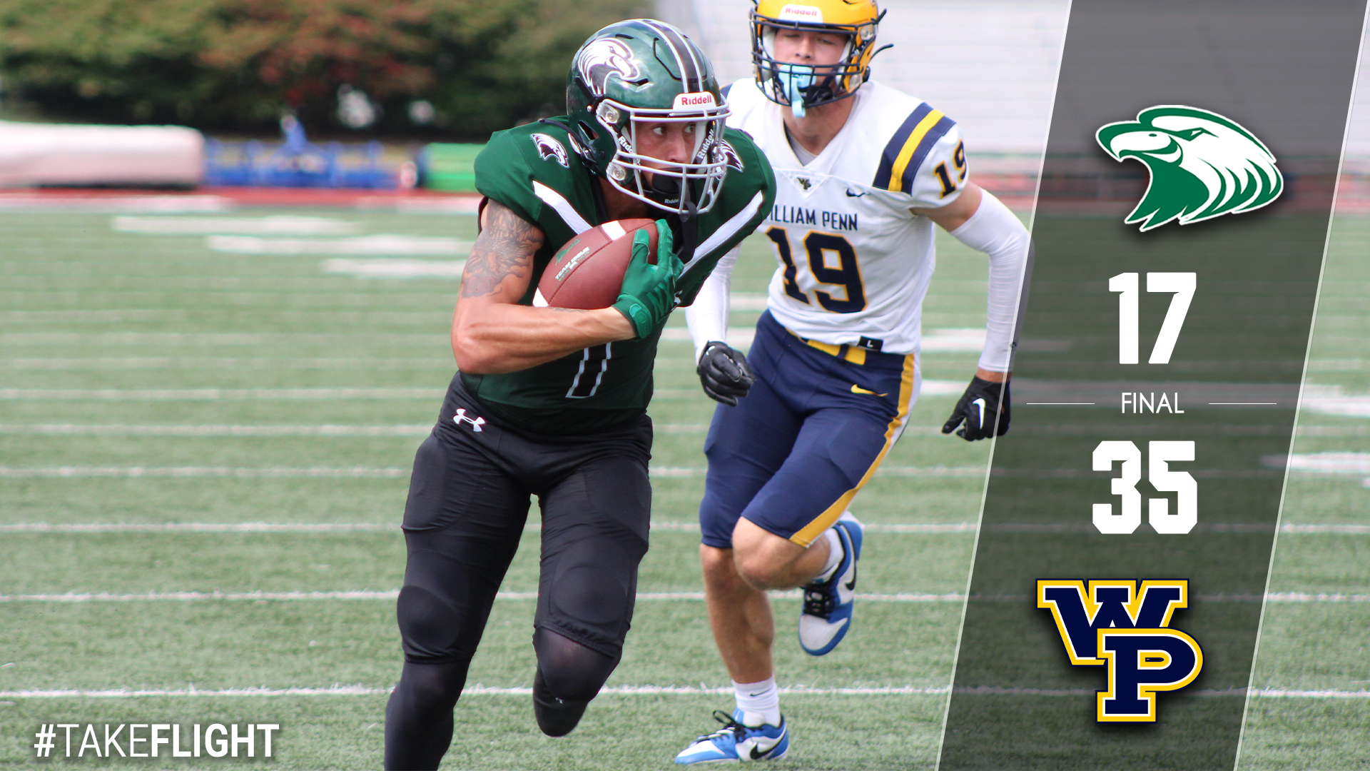 Eagles Fall to William Penn on Family Weekend