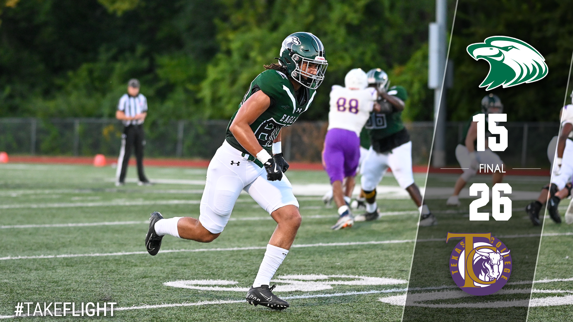 Central Football Falls in Season Opener to Texas College