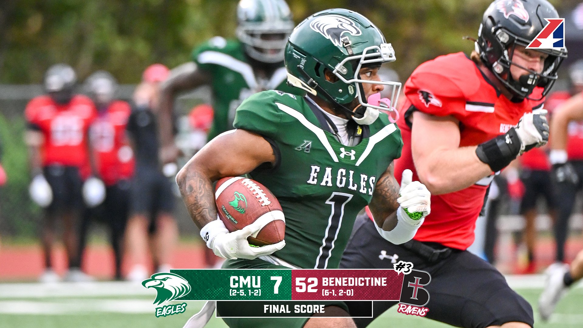 Eagles Fall to No. 3 Ravens on Homecoming
