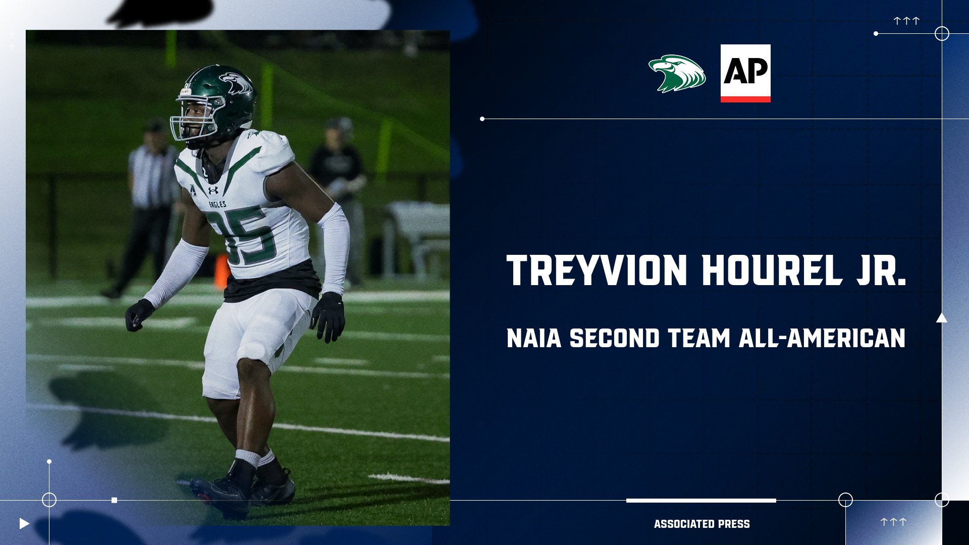 Hourel Jr. Tabbed as NAIA Second Team All-American by Associated Press