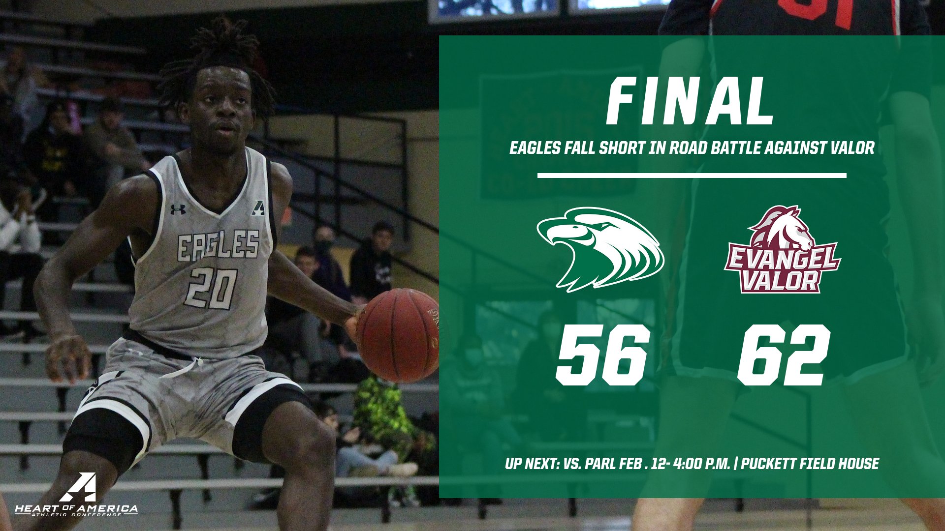 Eagles fall short in road battle against Valor
