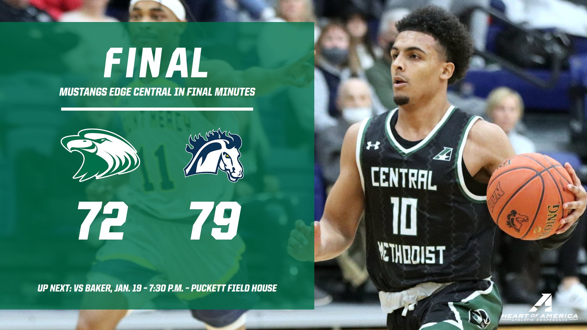 Mustangs edge Central in closing minutes in Cedar Rapids, 79-72