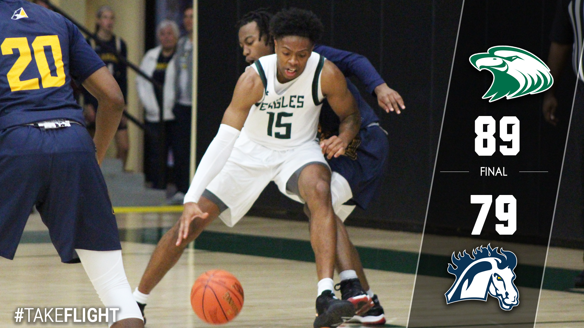 Eagles Bounce Back with 10-Point Victory at Mount Mercy