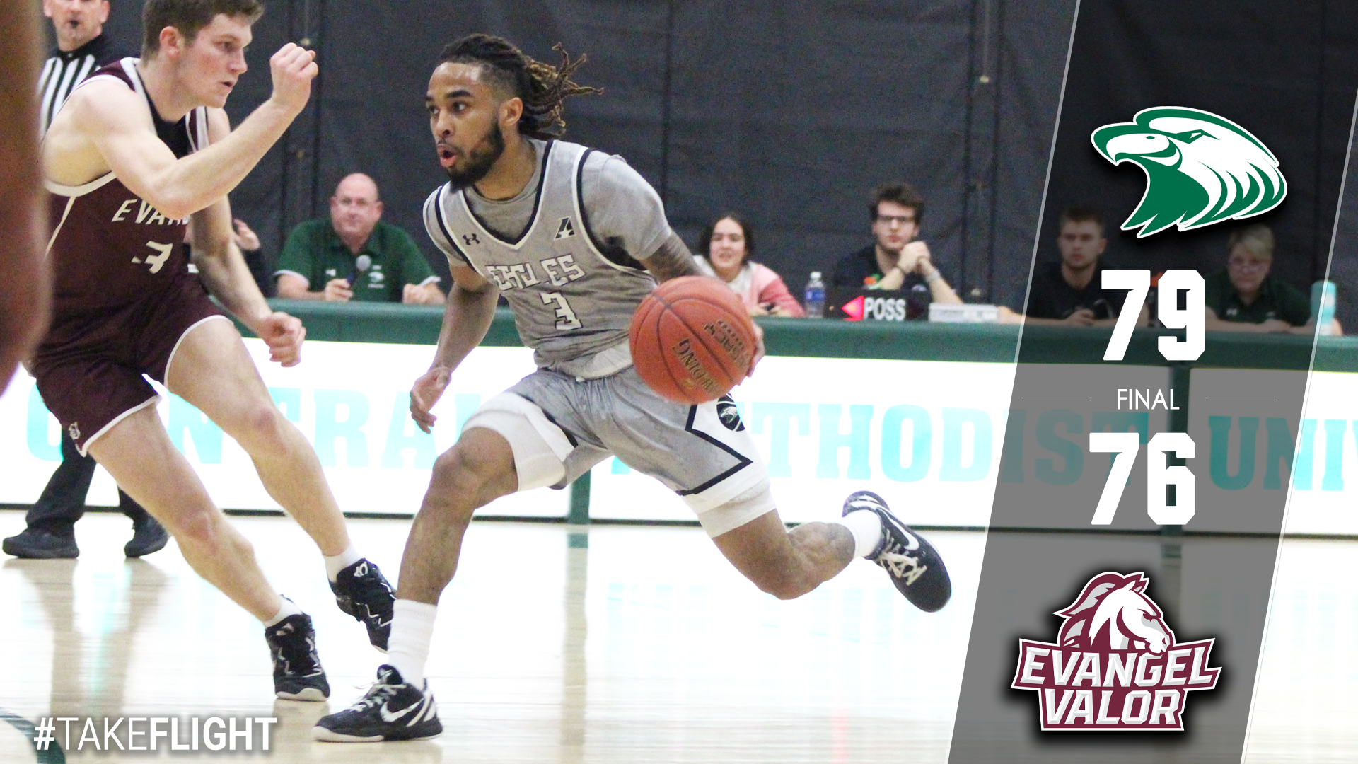 Eagles Hold Off No. 24 Evangel, 79-76