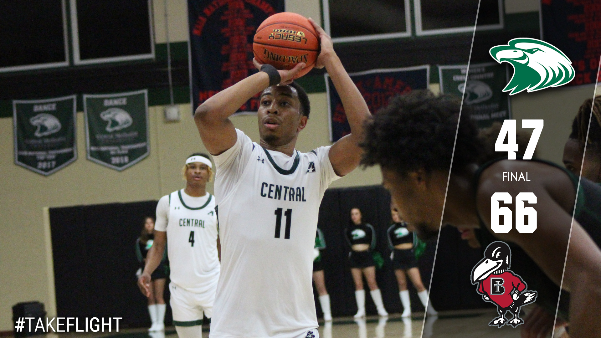 Shooting Struggles Plague Central in Road Defeat to Ravens