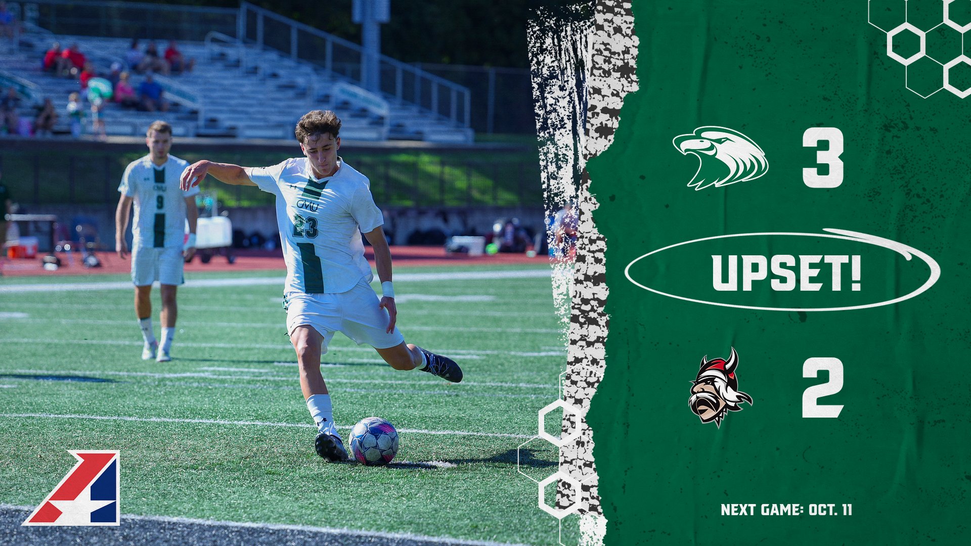 Suarez Penalty Kick Late Secures Upset Win over No. 13 Grand View at Home