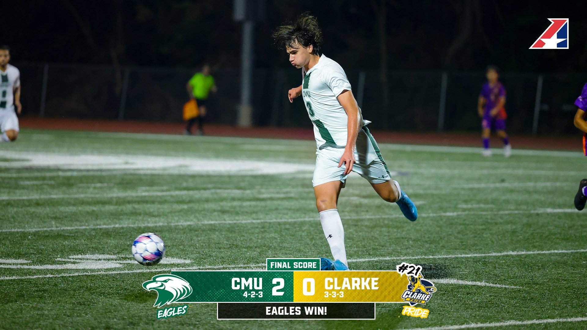 CMU Knocks Off No. 21 Clarke in Dubuque