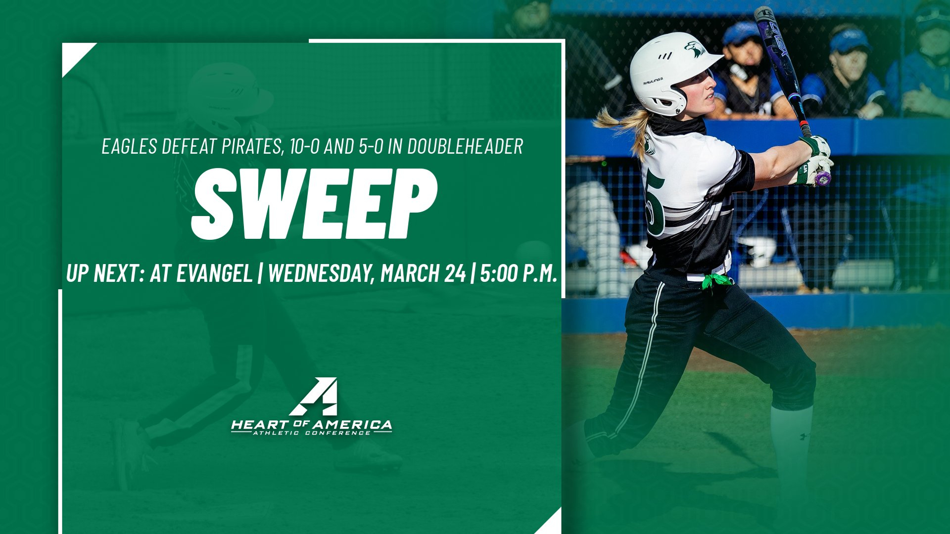 CMU keeps Heart record perfect with sweep of Pirates