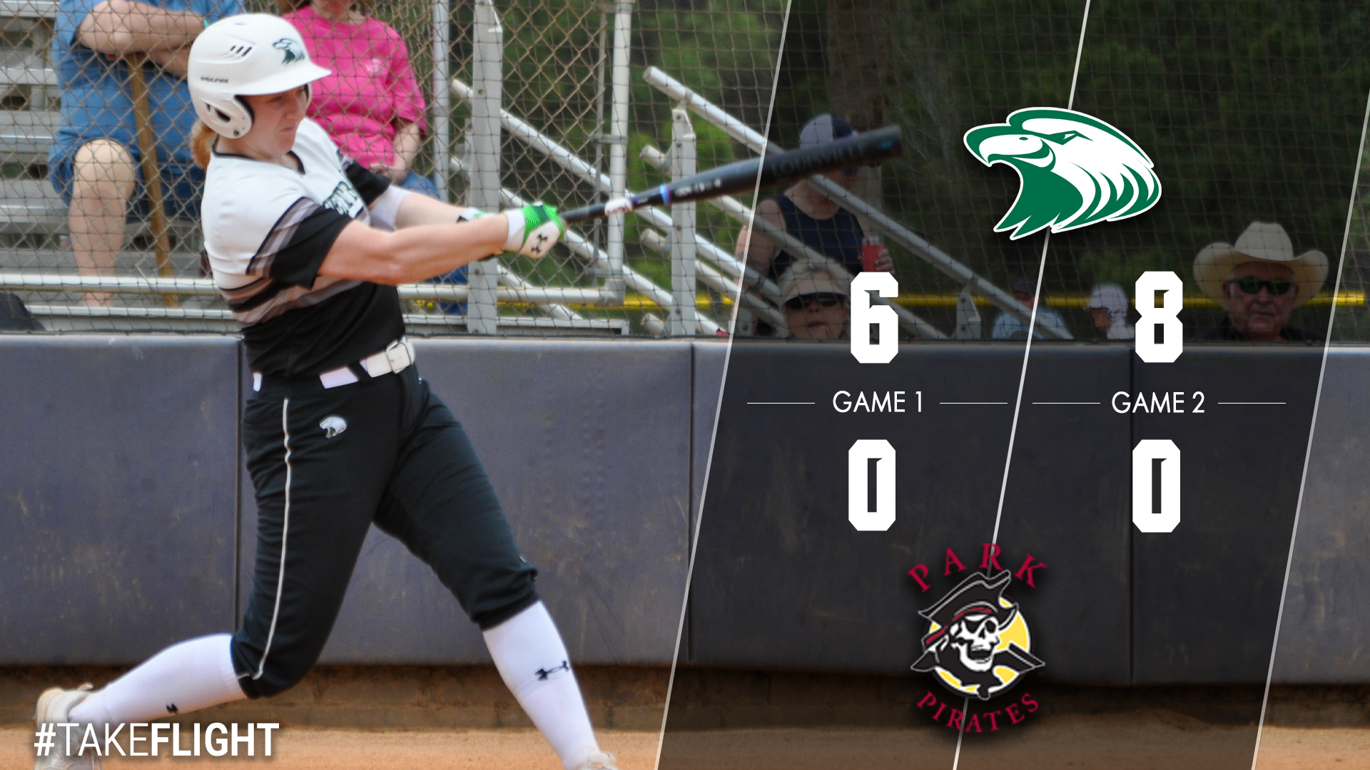 Eagles sweep Park in road twinbill