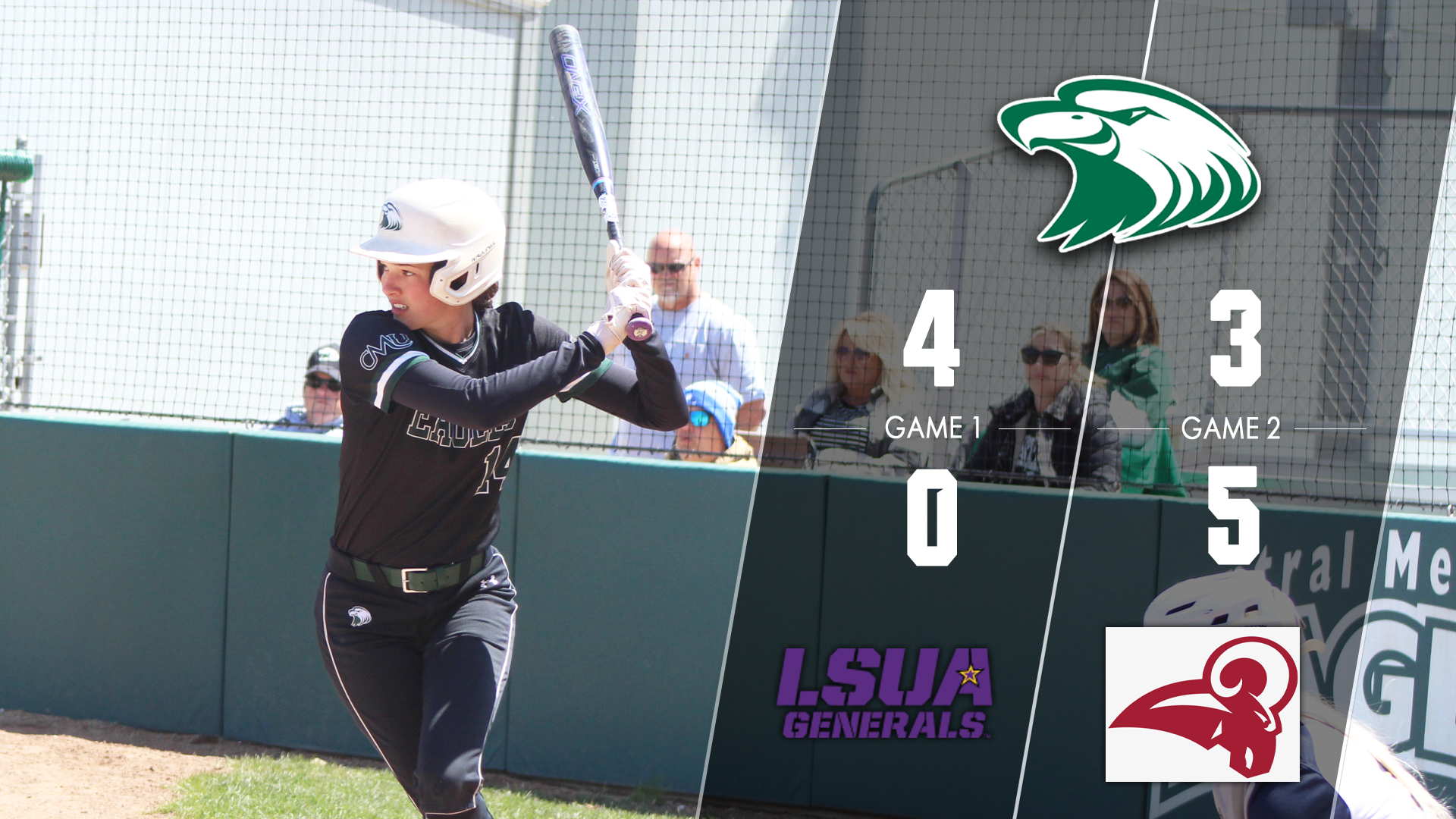 No. 8 Eagles Split Day One of Generals Showdown