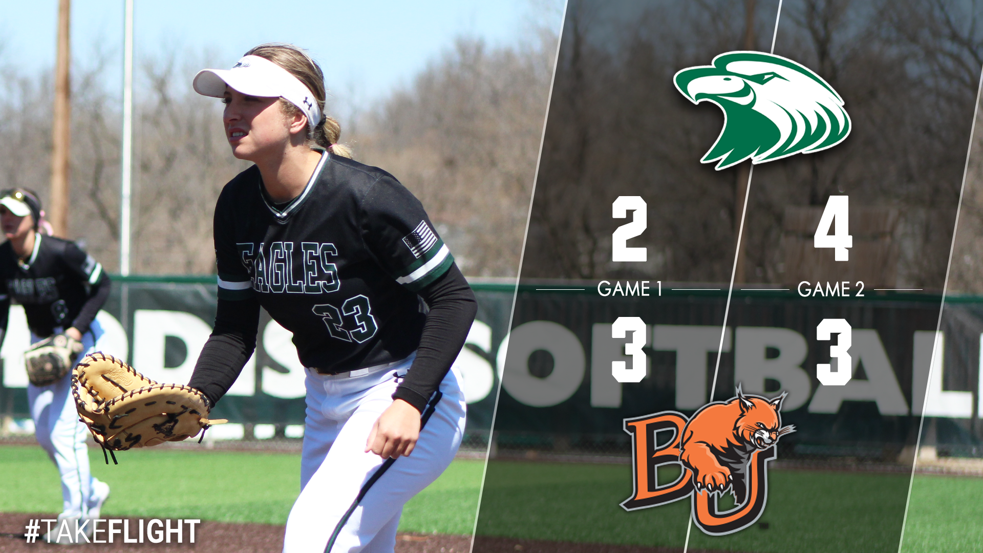 CMU Secures Split with No. 4 Baker in Baldwin City