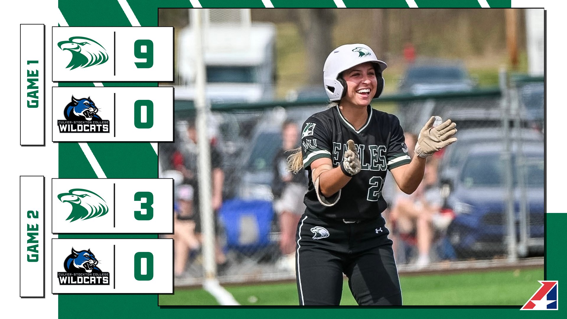 No. 17 Eagles Conclude Weekend with Sweep of Culver-Stockton