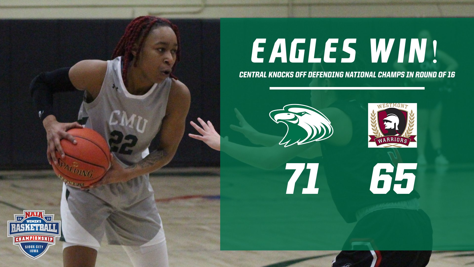 Eagles knock off defending champs to advance to quarterfinals