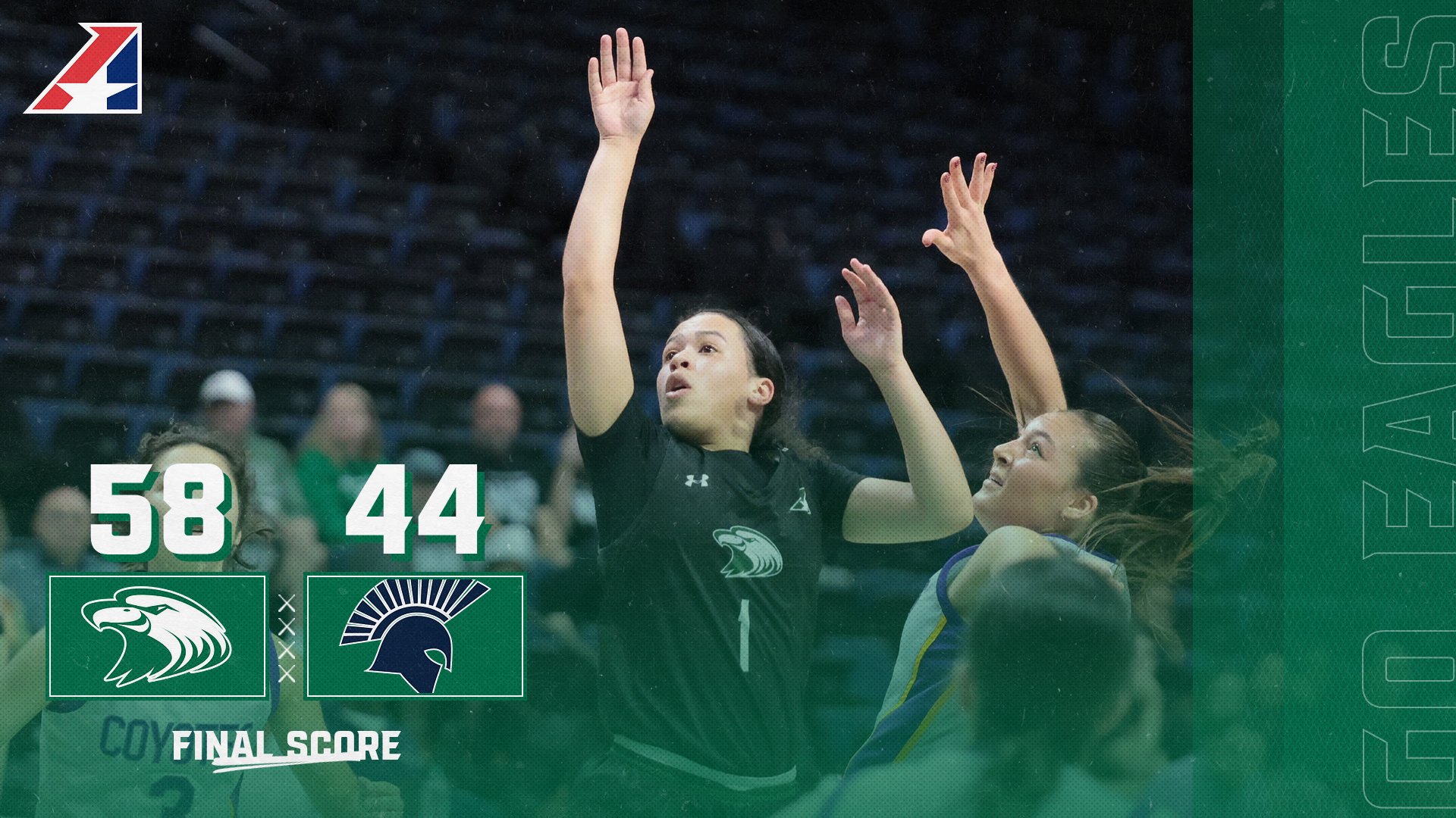 Eagles Roll Past Spartans for Second Straight Road Win