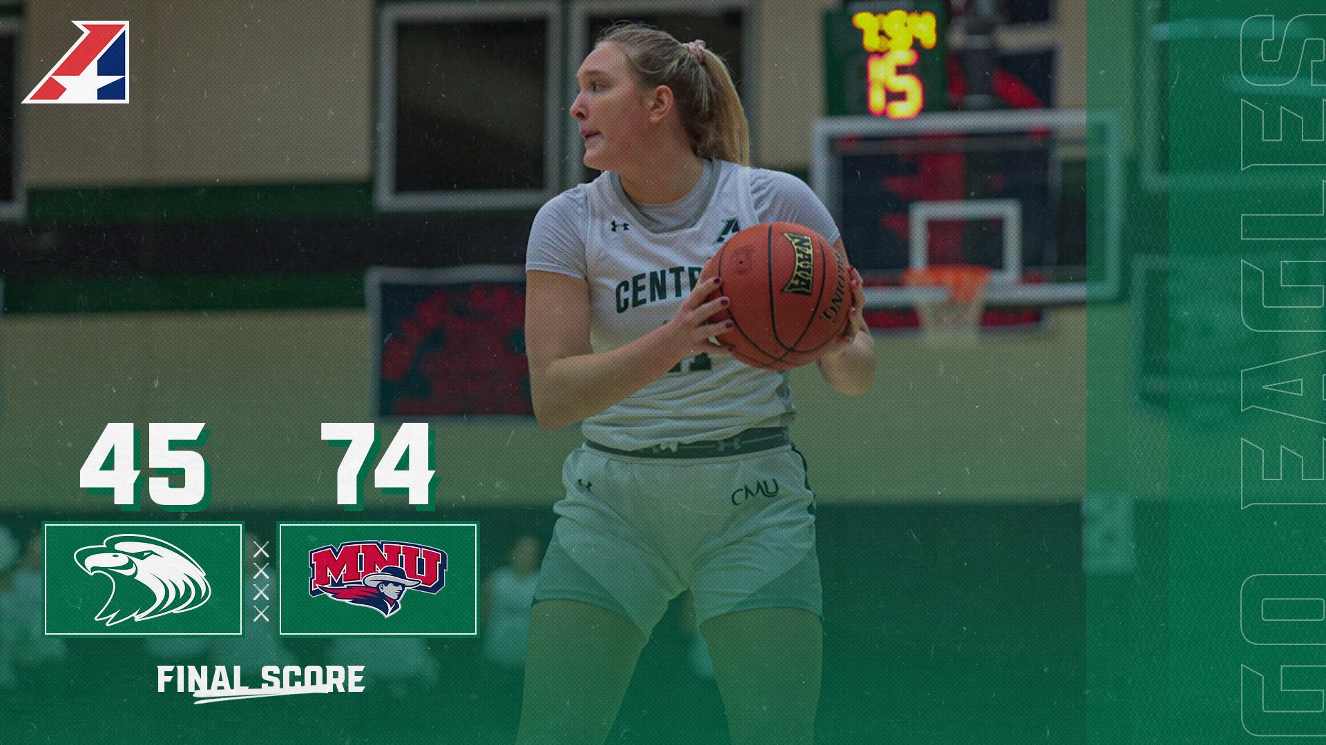 Eagles Fall to No. 12 MNU in Conference Opener