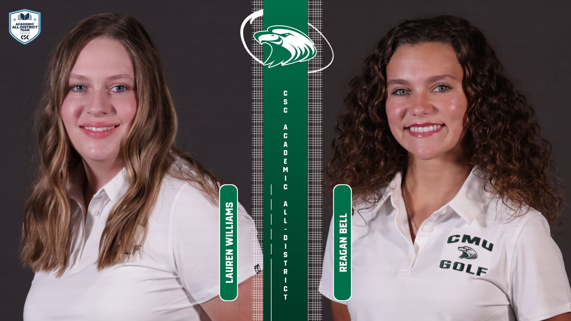 Williams and Bell Named to CSC Academic All-District Women's At-Large Team