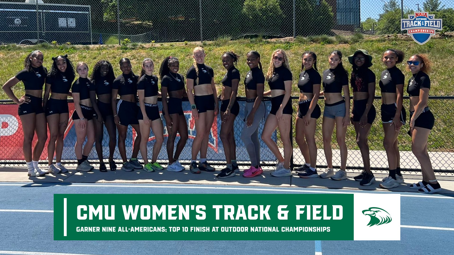 CMU Women Garner Nine All-Americans; Top 10 Finish at Outdoor National Championships