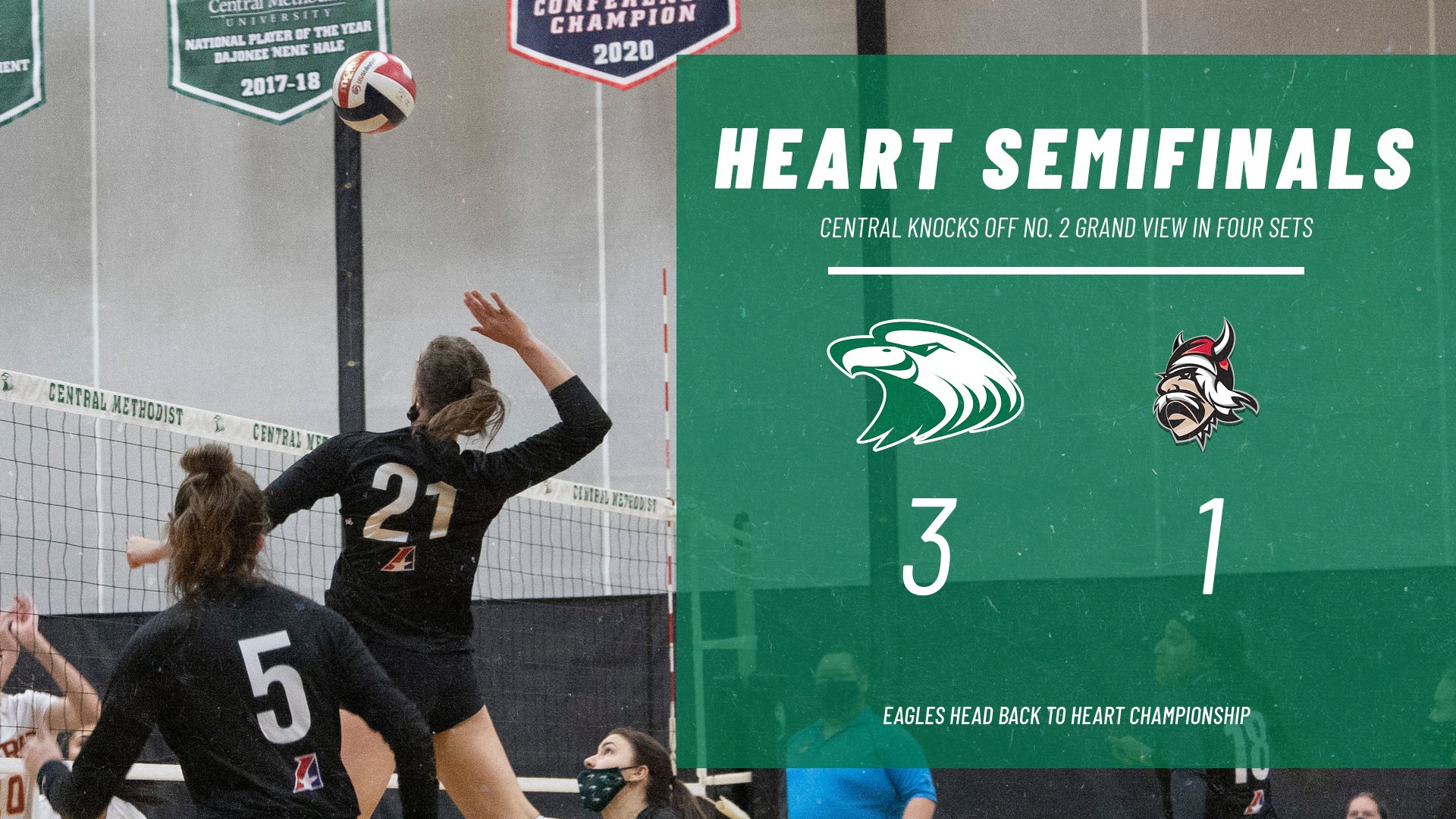 CMU upsets Grand View to head back to Heart Championship