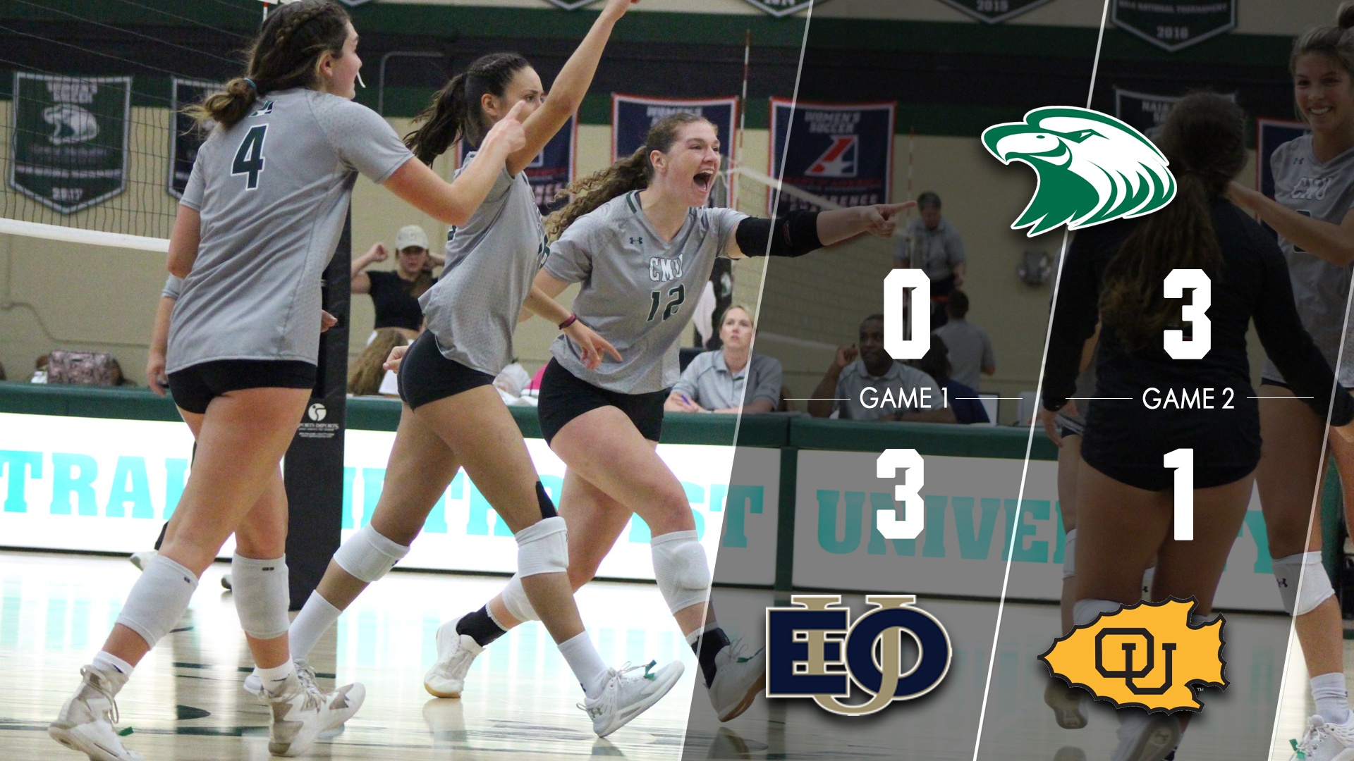 No. 14 Eagles Split Day Two of Hampton Inn Classic