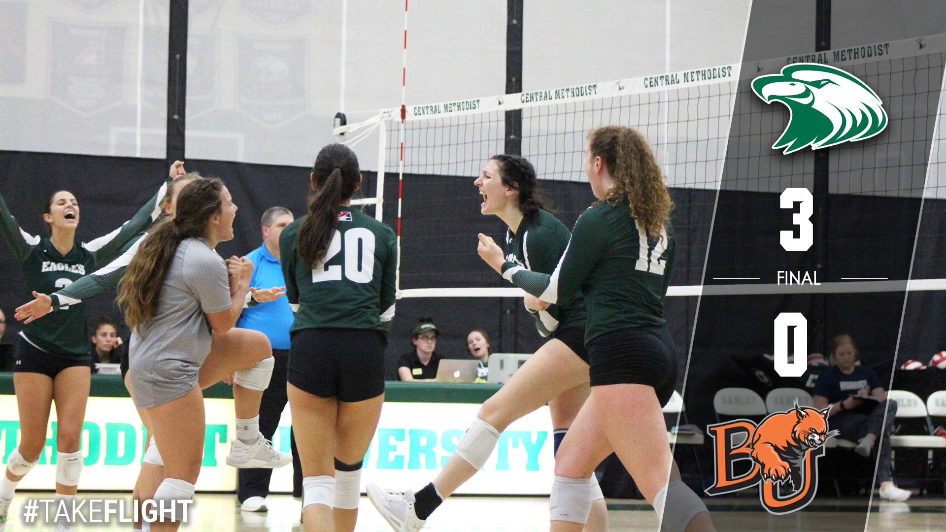 No. 16 Central Bounces Back with Sweep of Wildcats