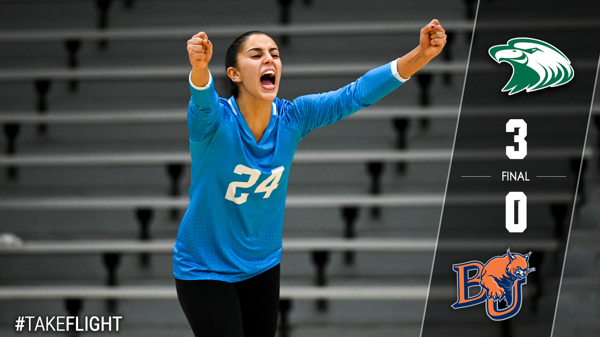No. 21 Eagles Win Fourth Straight with Sweep of Wildcats Friday Night