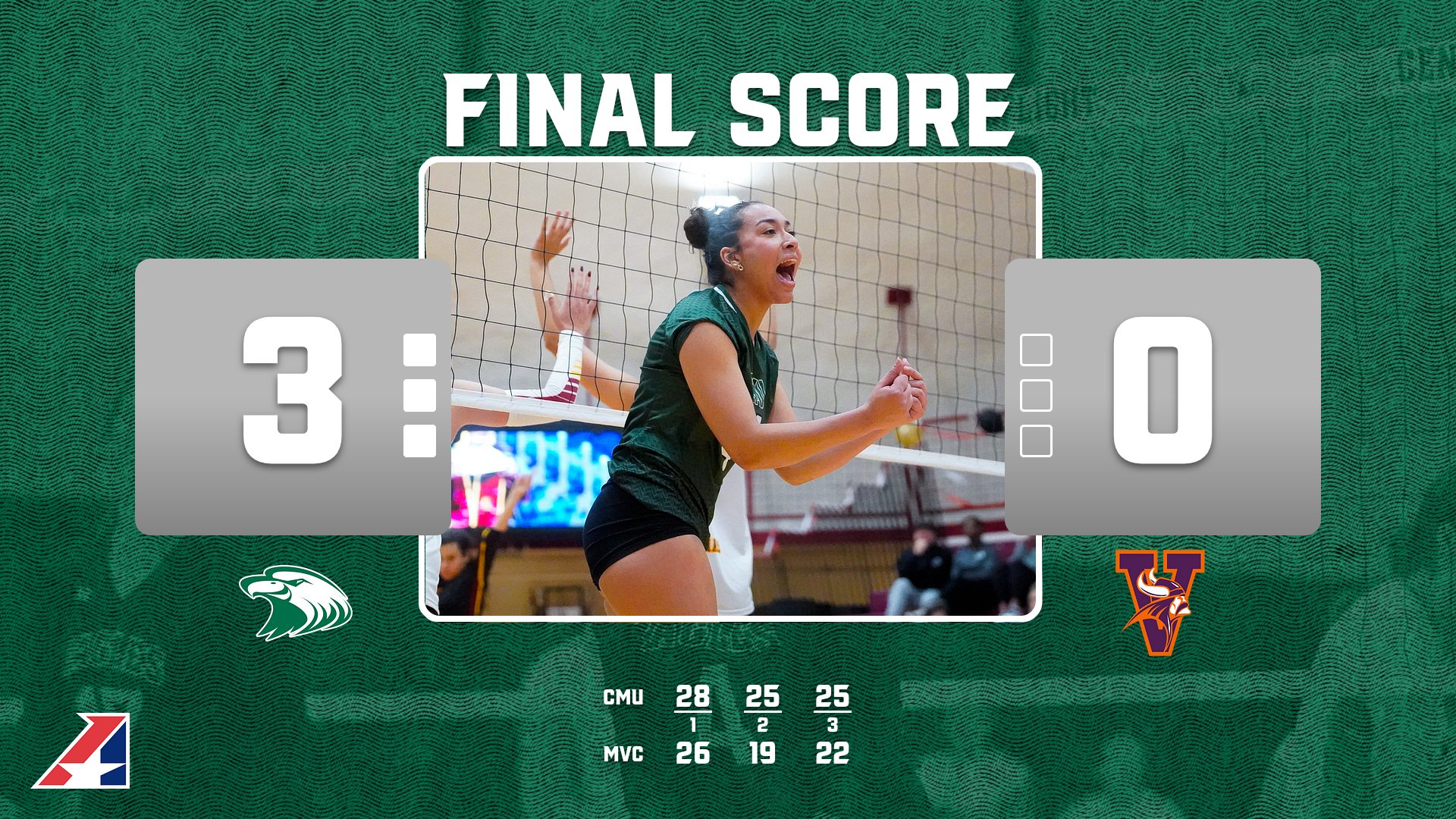CMU Sweeps Missouri Valley for Another Heart Victory