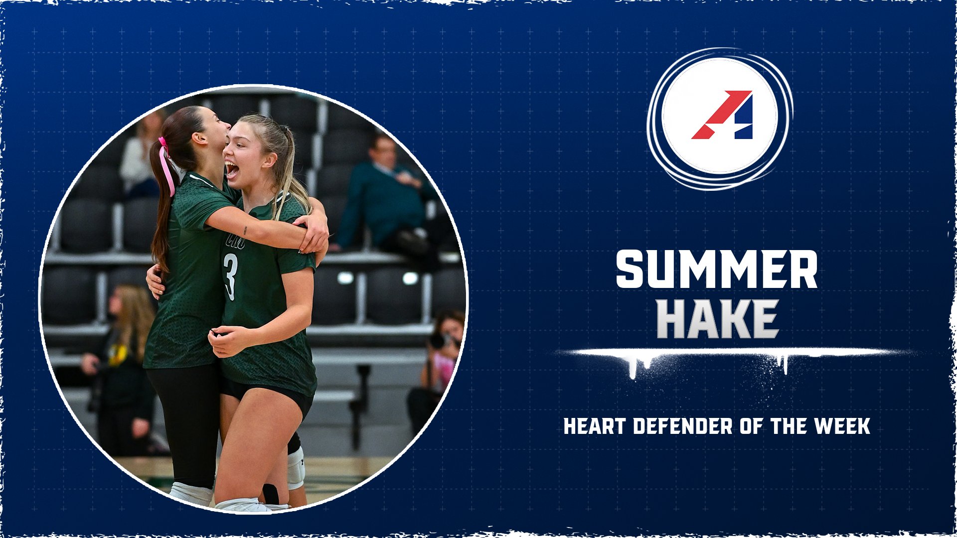 Hake Named Heart Defender of the Week