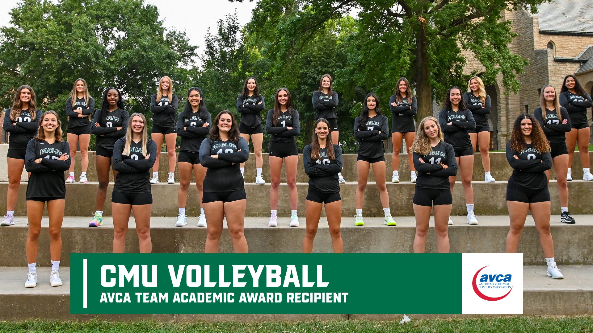 CMU Volleyball Earns AVCA Team Academic Award for Sixth Straight Year